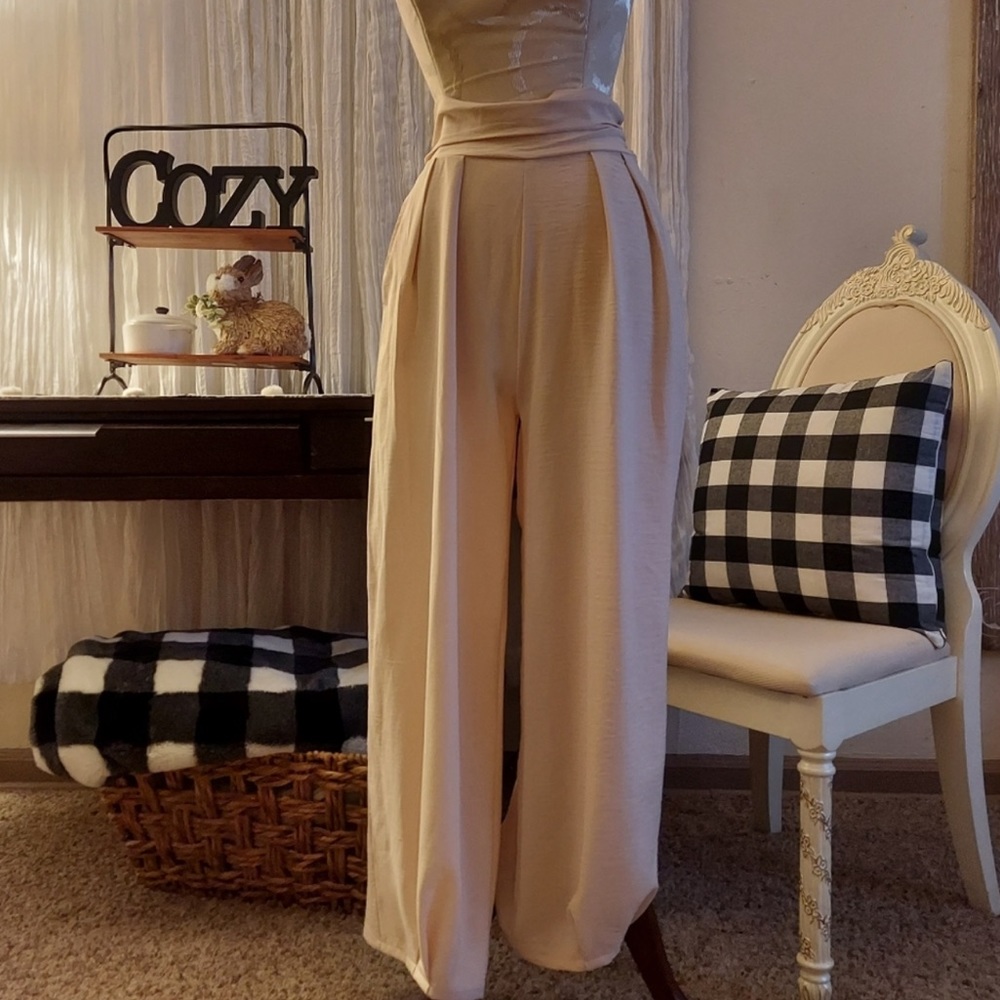 SHEIN Rich Cream Hue Pants Size 6